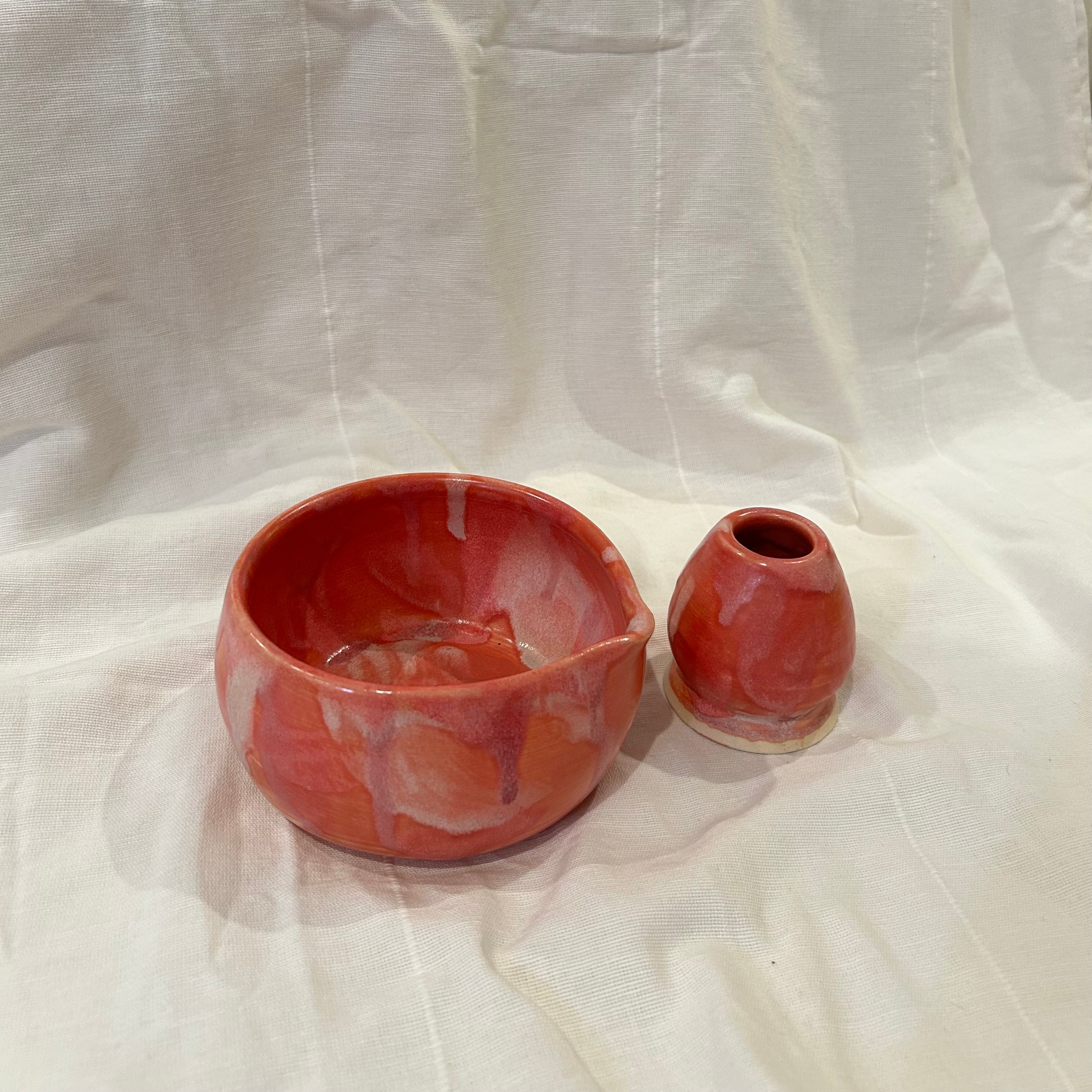 Drippy rose bowl
